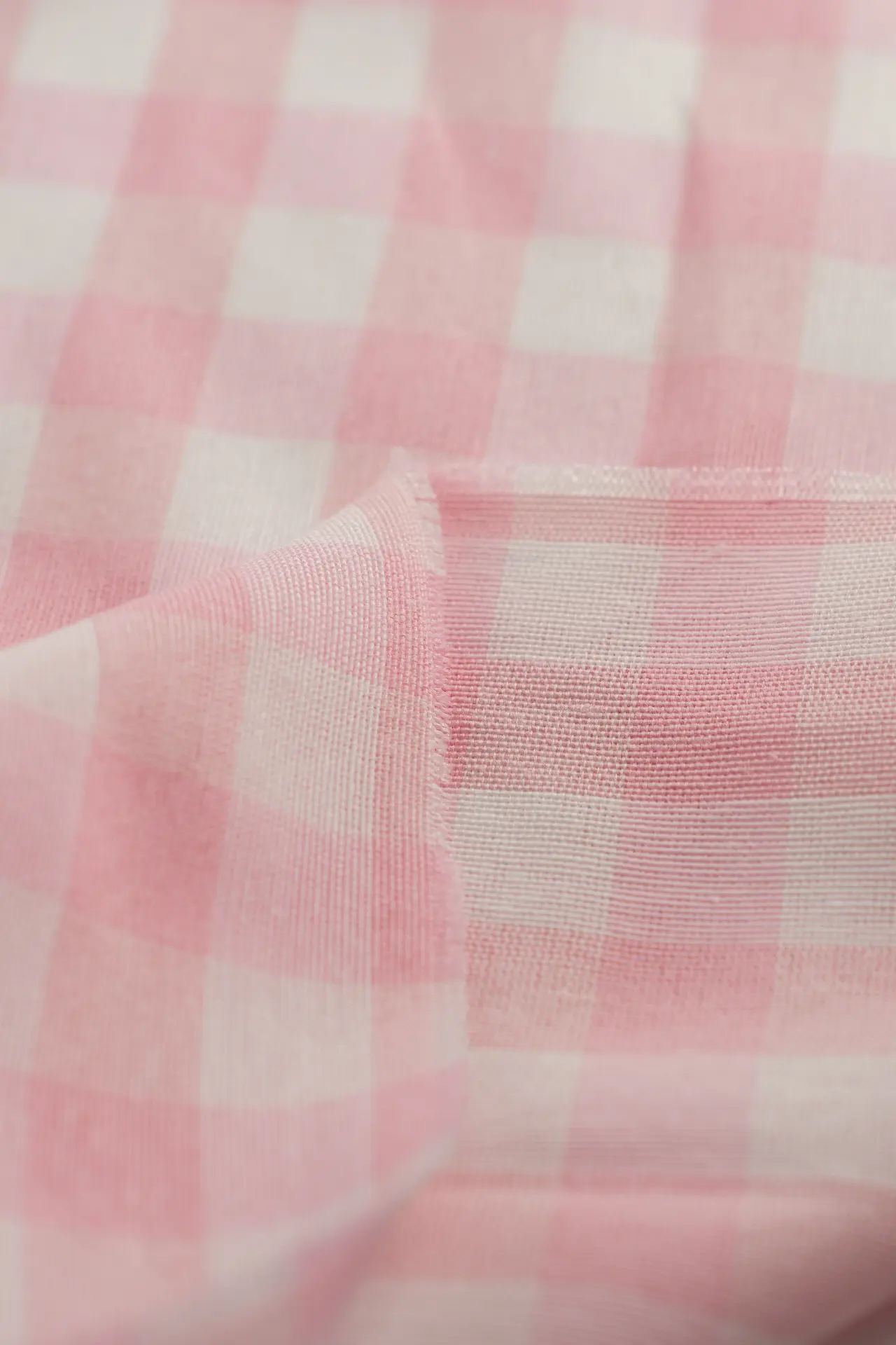 Vichy cortinas mediano rosa - Image 4