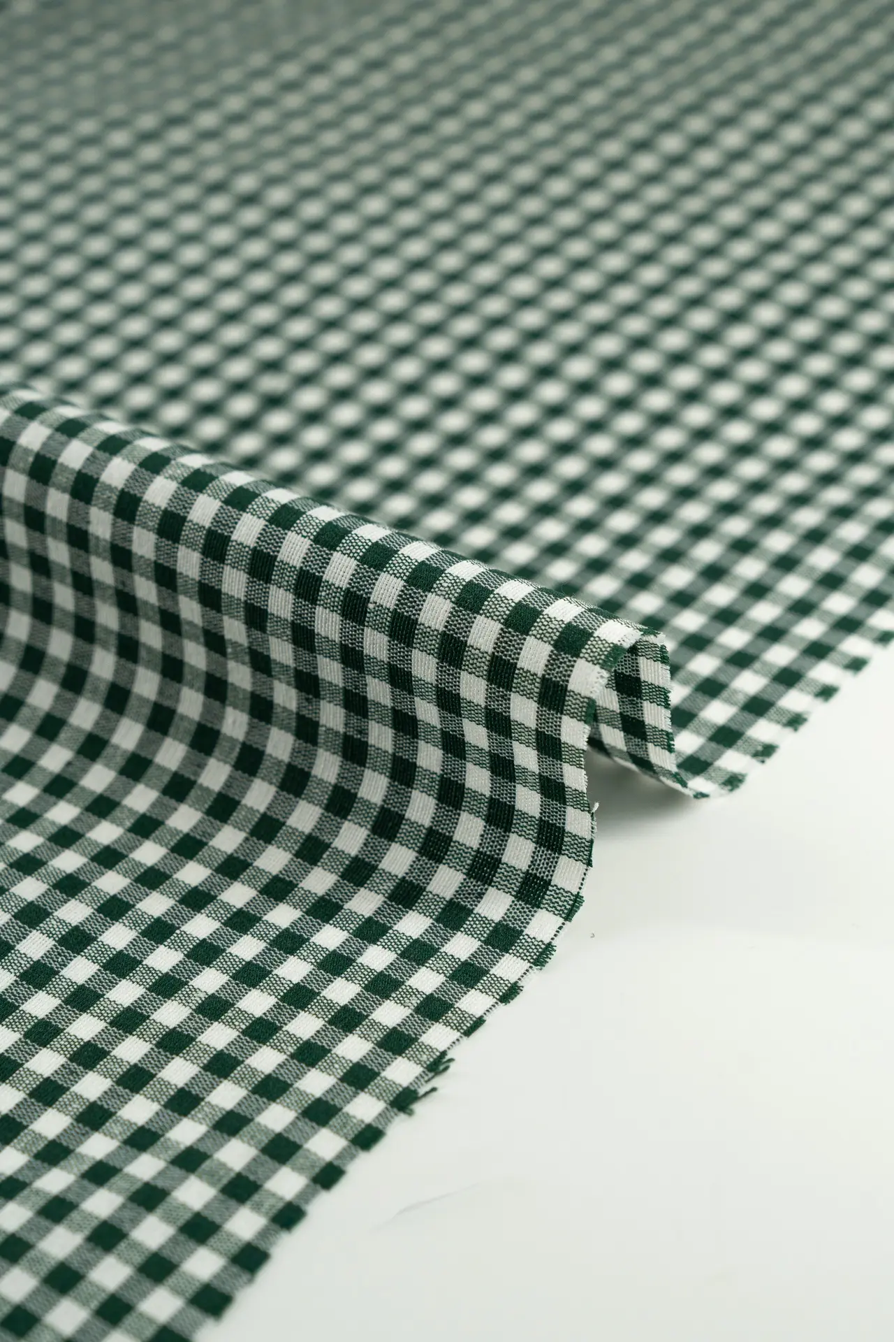 Vichy cortinas pequeño verde - Image 4