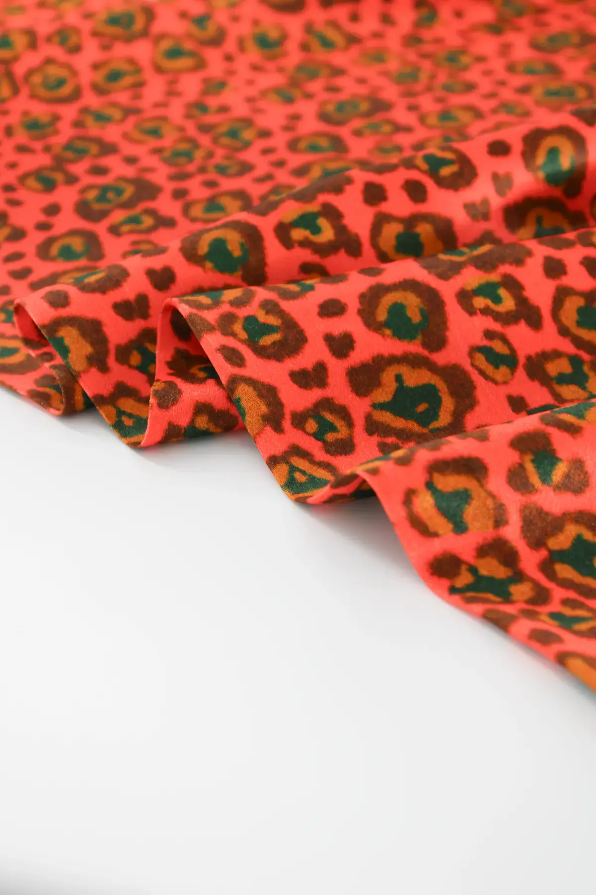 Viscosa hot coral - Image 3