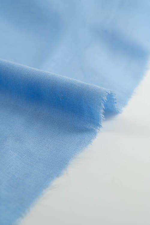 Viscosa con Lino Azul Pastel - Image 3