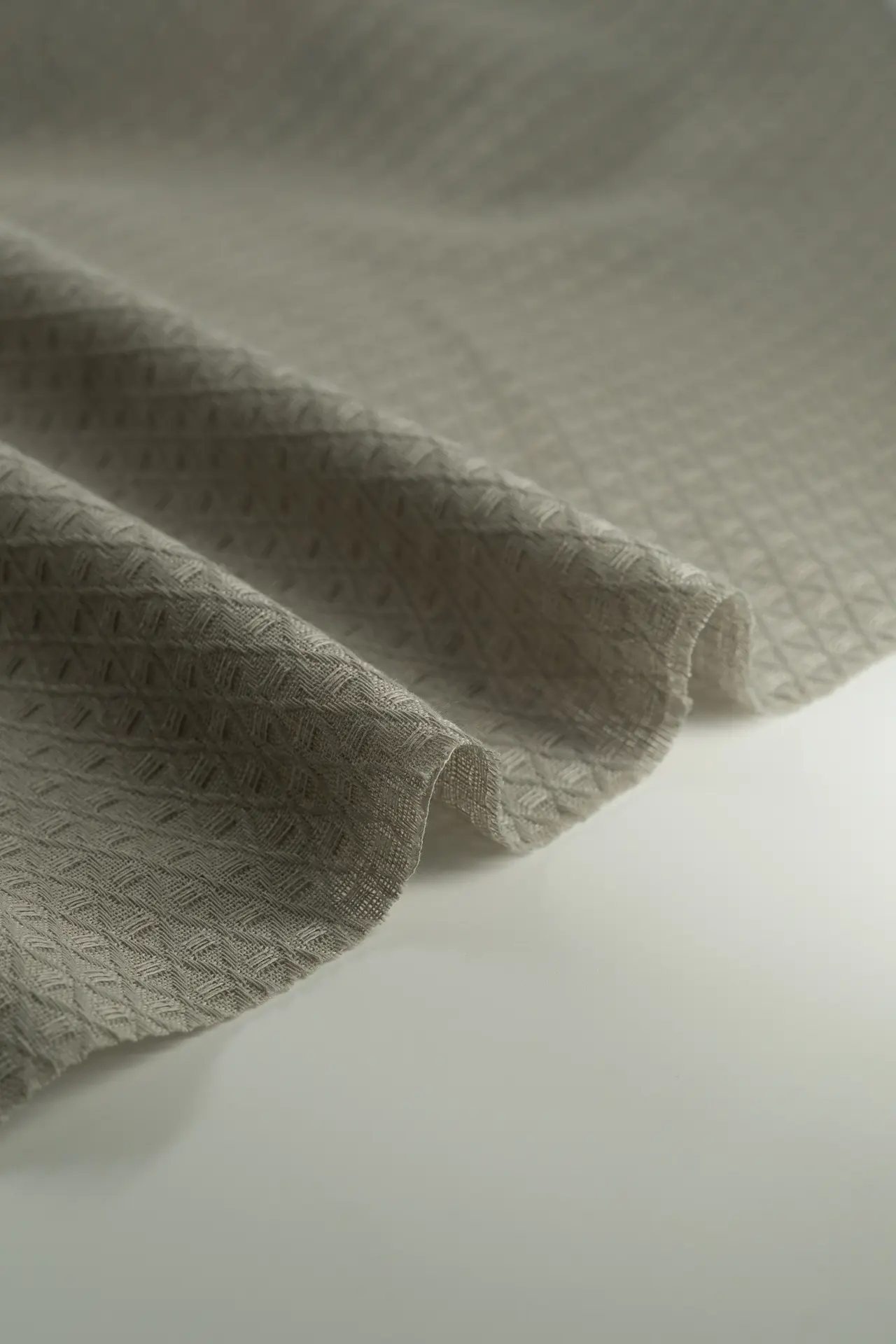 Visillo piqué gris - Image 3